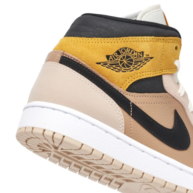 Air Jordan 1 Mid SE Particle Beige Womens 