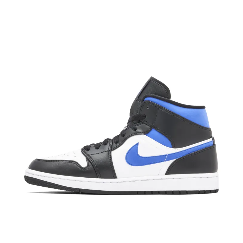 Air Jordan 1 Mid White Black Royal