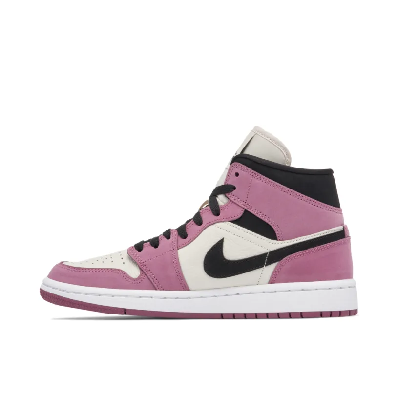 Air Jordan 1 Mid Berry Pink Womens