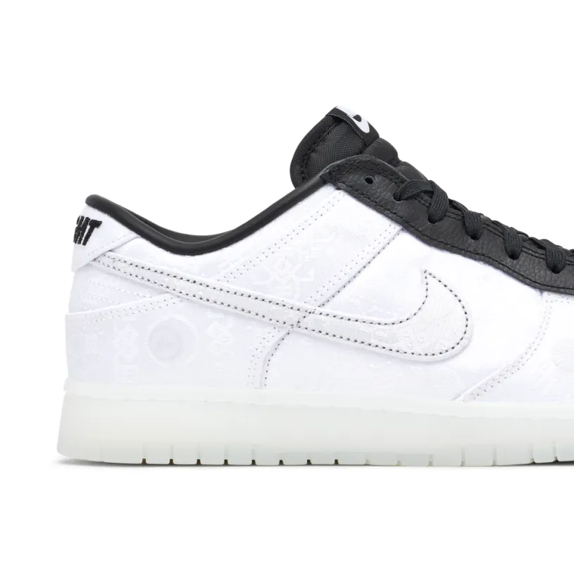 Nike Dunk Low x CLOT x fragment Black White 