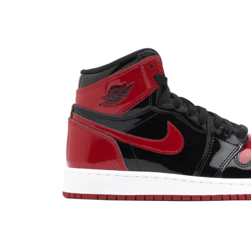 Air Jordan 1 High OG Patent Bred GS 