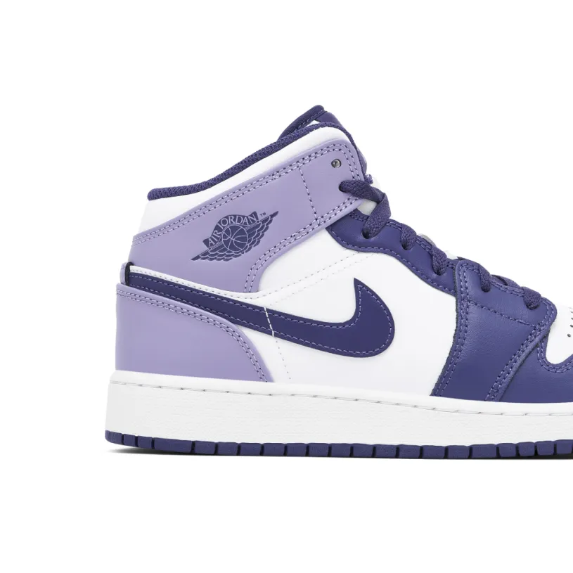 Air Jordan 1 Mid Blueberry GS 