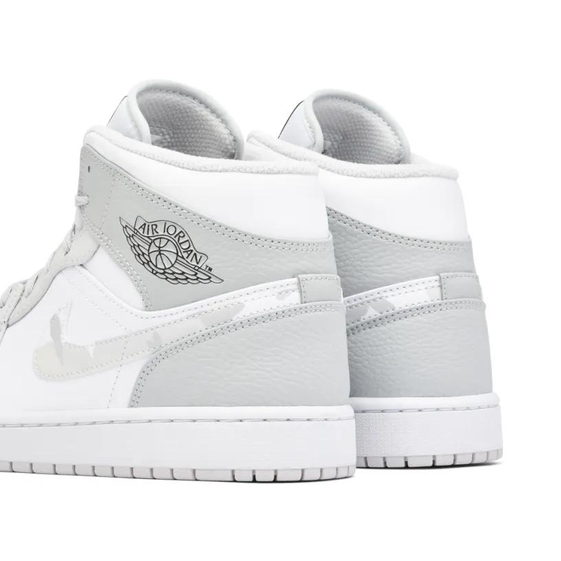 Air Jordan 1 Mid Grey Camo 