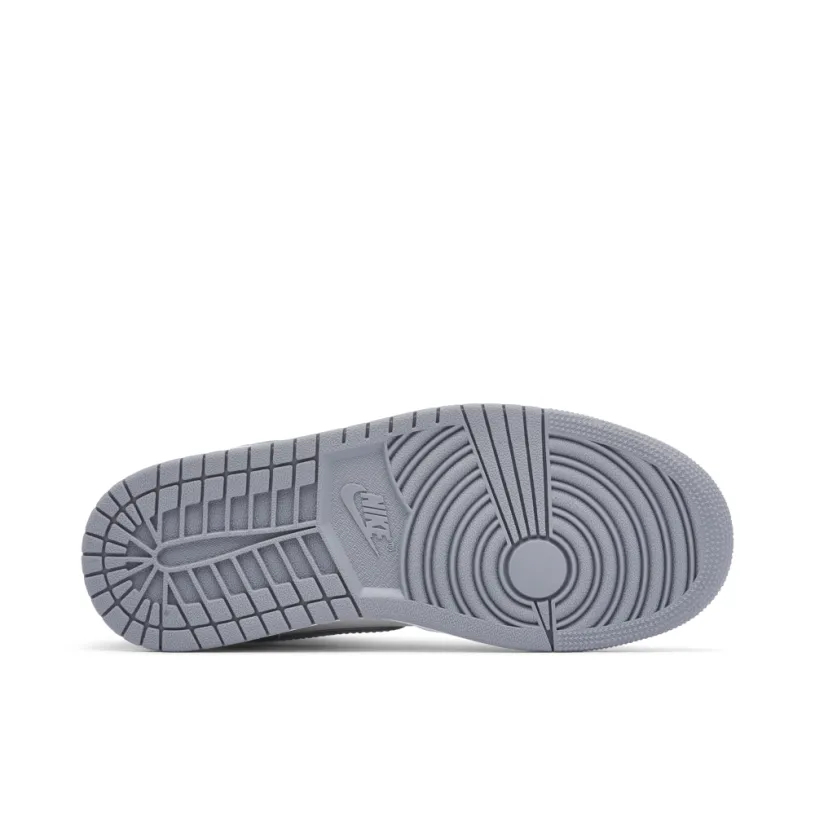 Air Jordan 1 Mid Grey Sail Womens 