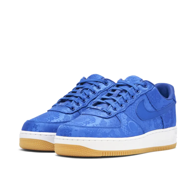 Air Force 1 x Clot Blue Silk 