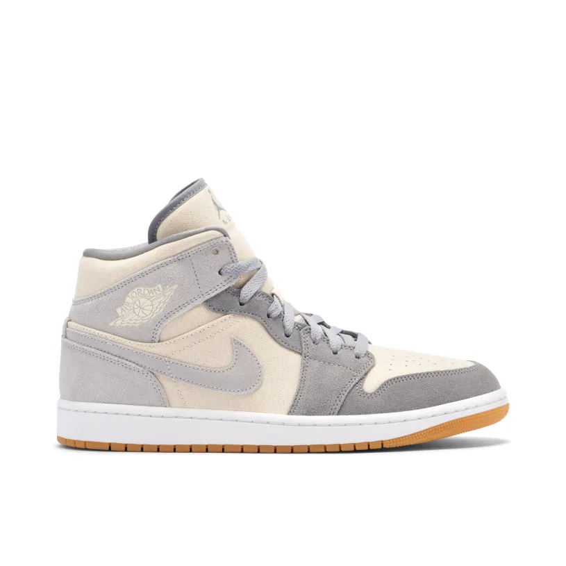 Air Jordan 1 Mid Cream Grey