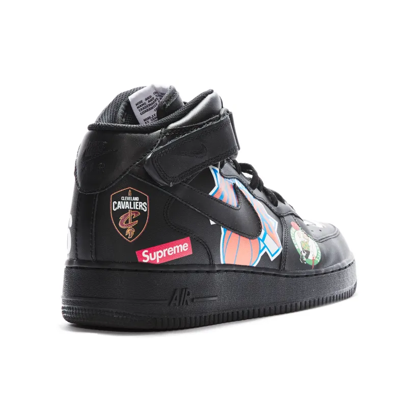 Supreme x Air Force 1 Mid 07 NBA Black 
