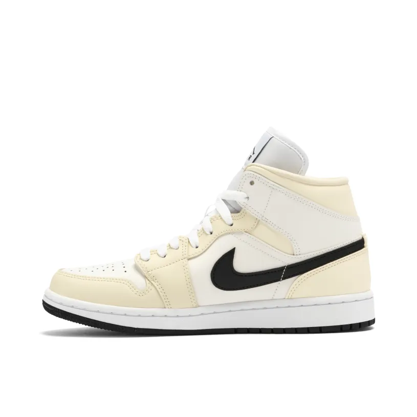 Air Jordan 1 Mid Coconut Milk Womens