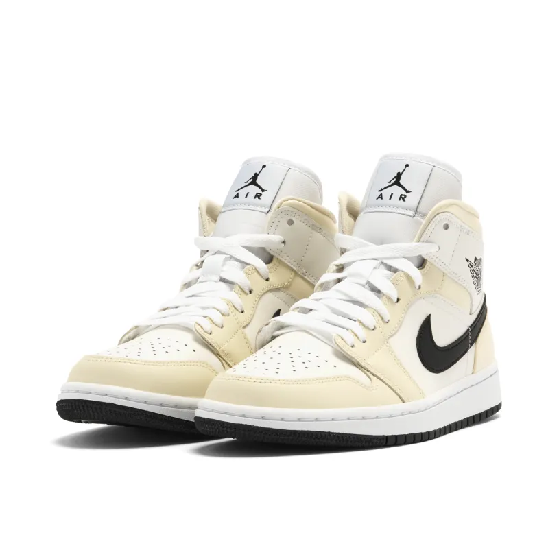 Air Jordan 1 Mid Coconut Milk Womens 