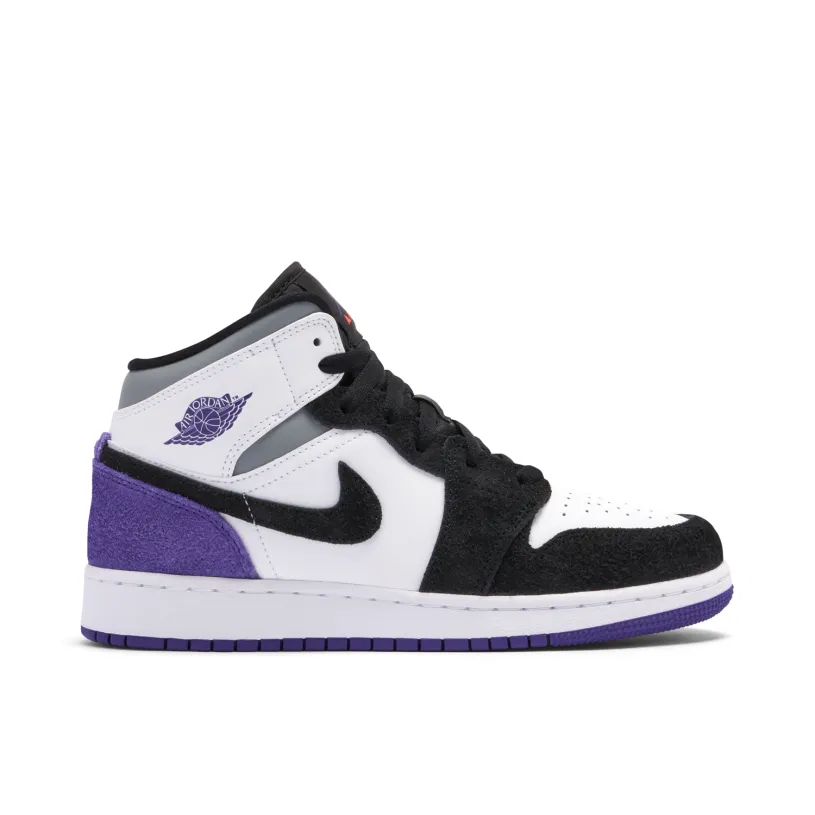 Air Jordan 1 Mid SE Purple GS