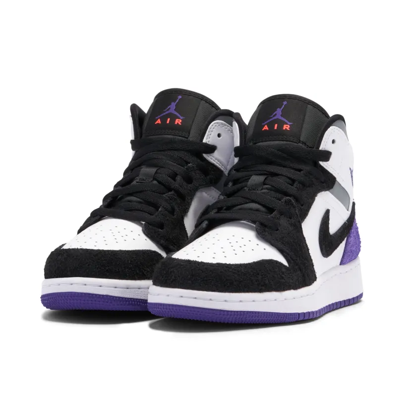 Air Jordan 1 Mid SE Purple GS 