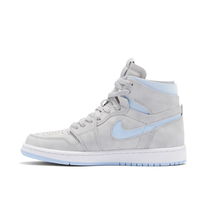 Air Jordan 1 High Zoom CMFT Cool Grey Light Blue Womens