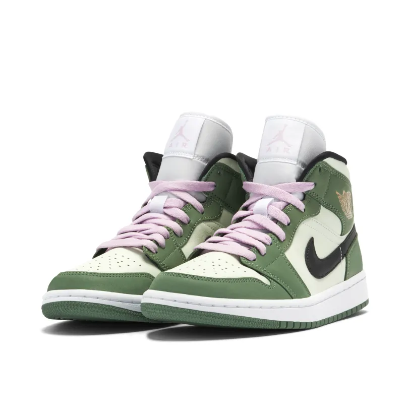 Air Jordan 1 Mid SE Dutch Green Womens 