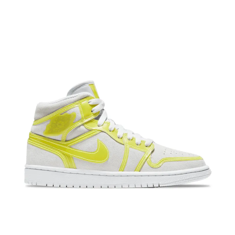 Air Jordan 1 Mid LX Off White Opti Yellow Womens