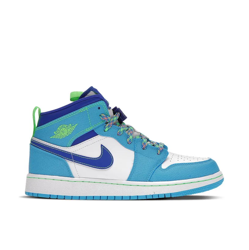 Air Jordan 1 Mid SE Sprite Blue GS