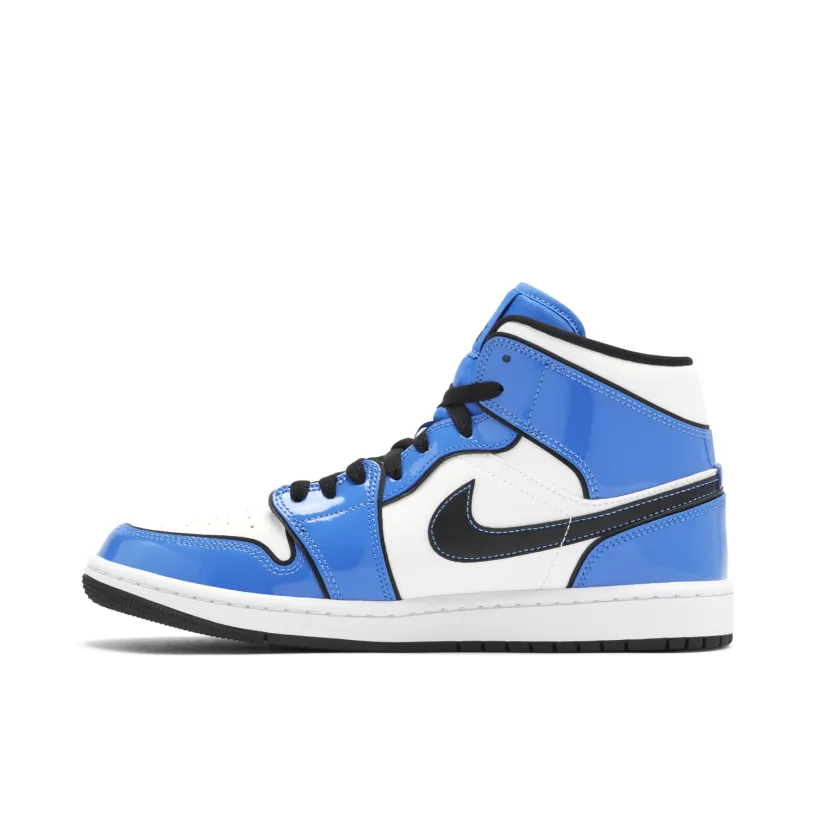 Air Jordan 1 Mid Signal Blue