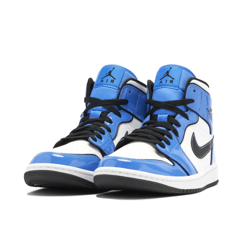 Air Jordan 1 Mid Signal Blue 