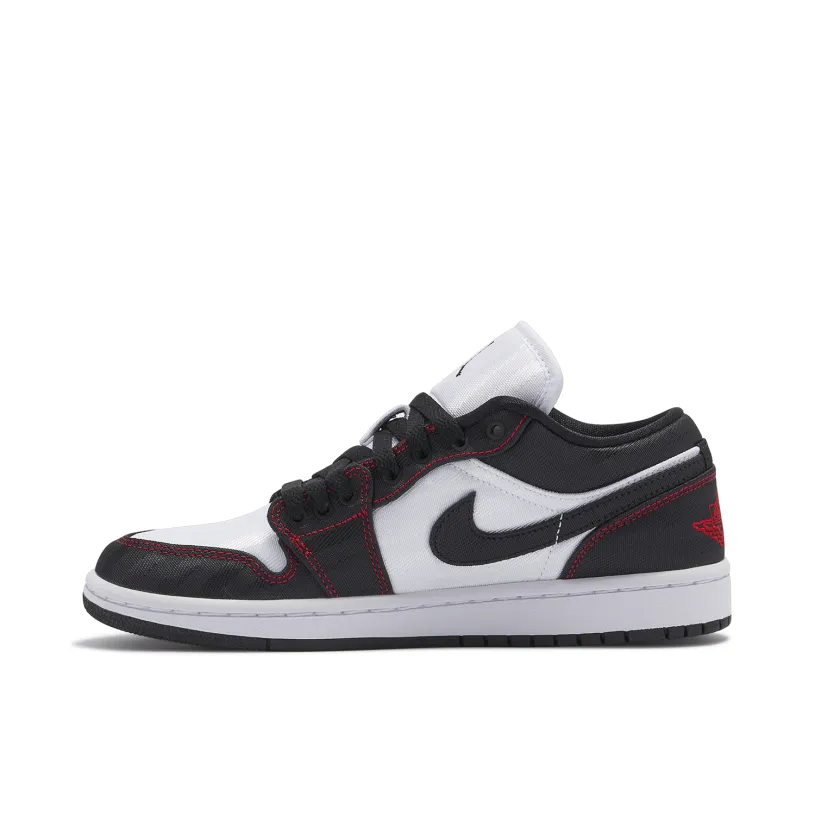 Air Jordan 1 Low SE Utility Black White Red Womens