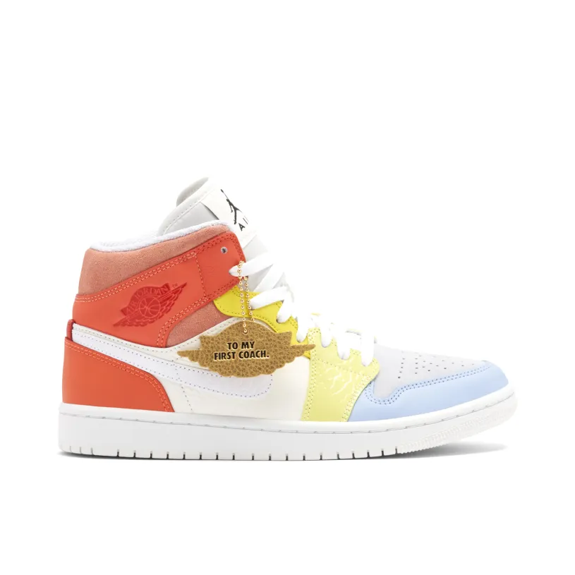 Air Jordan 1 Mid To My First Coach Womens