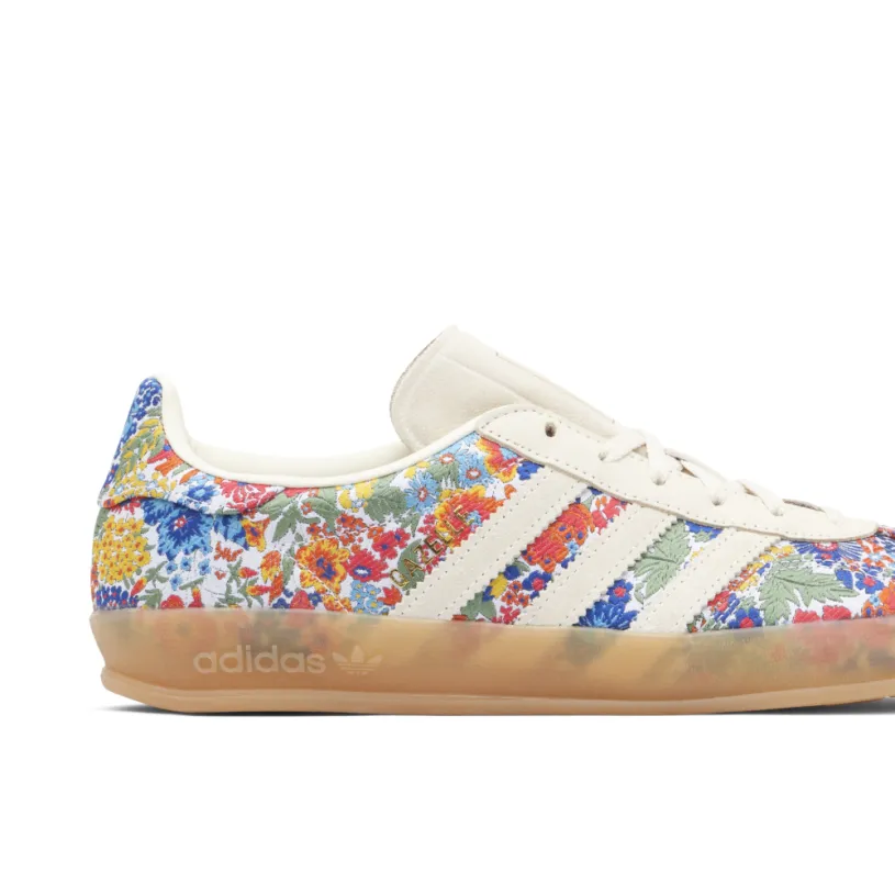 Adidas Gazelle Indoor Liberty London Floral Embroidery Womens 