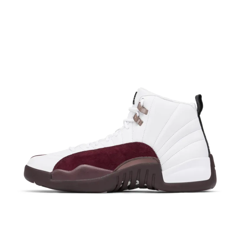 Air Jordan 12 x A Ma Maniere White Burgundy Crush
