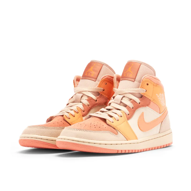 Air Jordan 1 Mid Apricot Womens 
