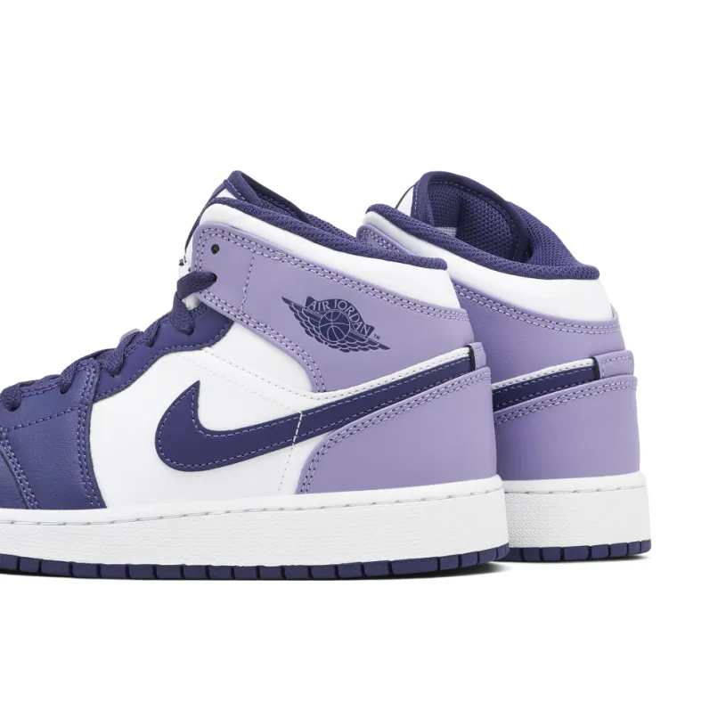 Air Jordan 1 Mid Blueberry GS 