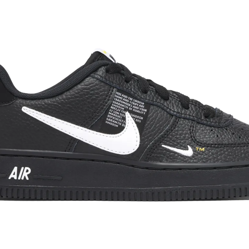 Nike Air Force 1 Utility Black White GS 