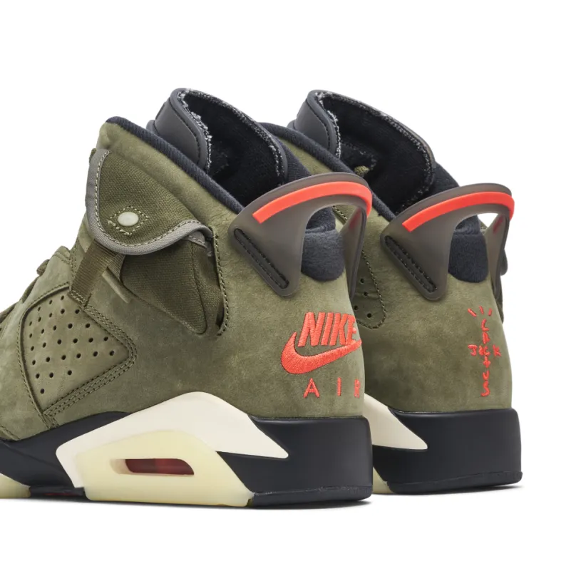 Air Jordan 6 x Travis Scott Medium Olive 