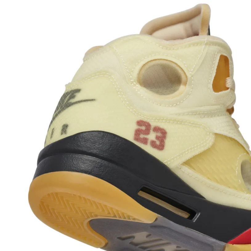 Air Jordan 5 Retro Off-White Sail 