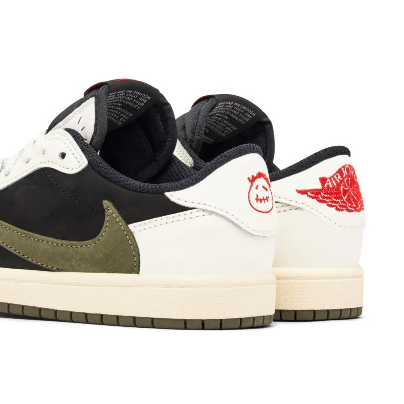 Air Jordan 1 Low OG SP x Travis Scott Olive PS 