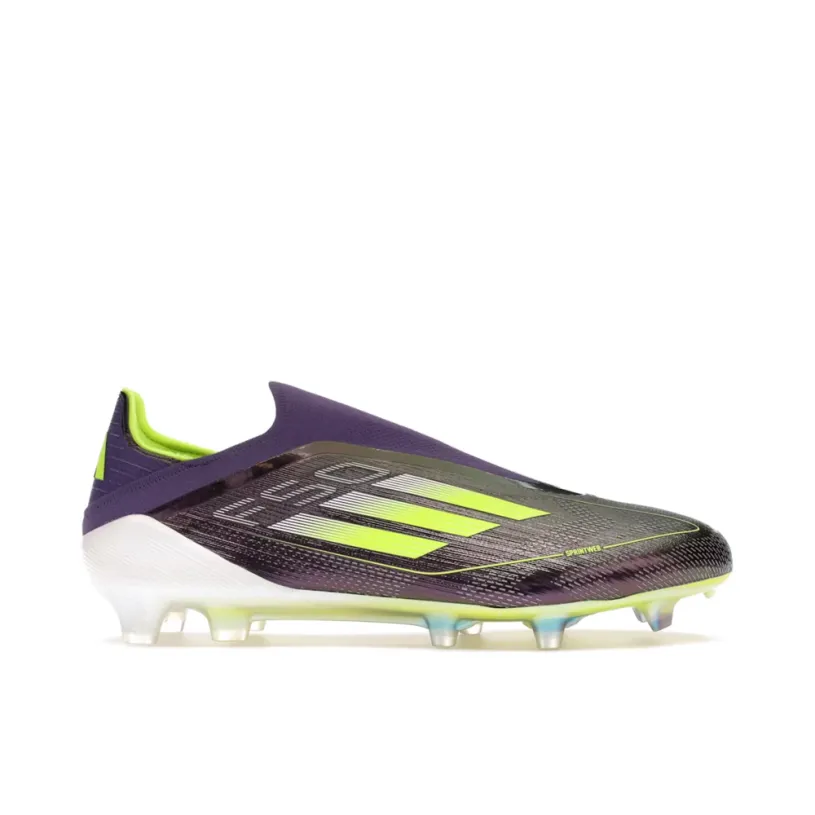 Adidas Laceless F50 Elite Fast Reborn FG Purple Lucid Lemon