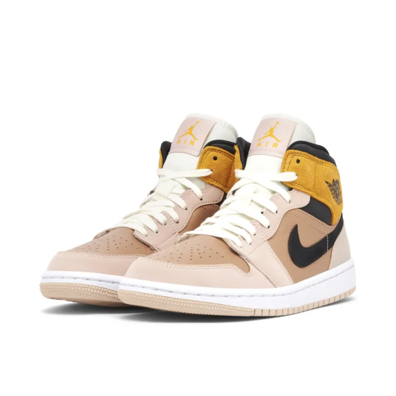 Air Jordan 1 Mid SE Particle Beige Womens 