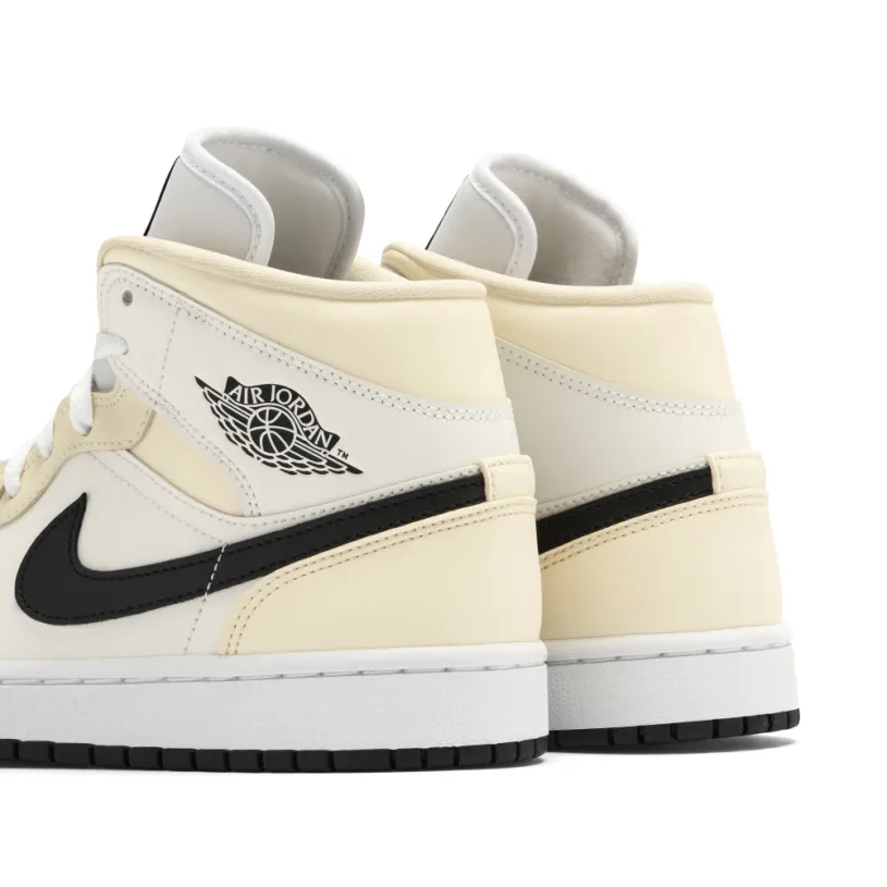 Air Jordan 1 Mid Coconut Milk Womens 