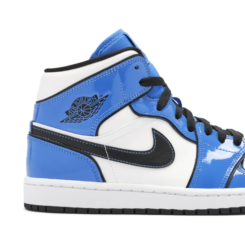 Air Jordan 1 Mid Signal Blue 