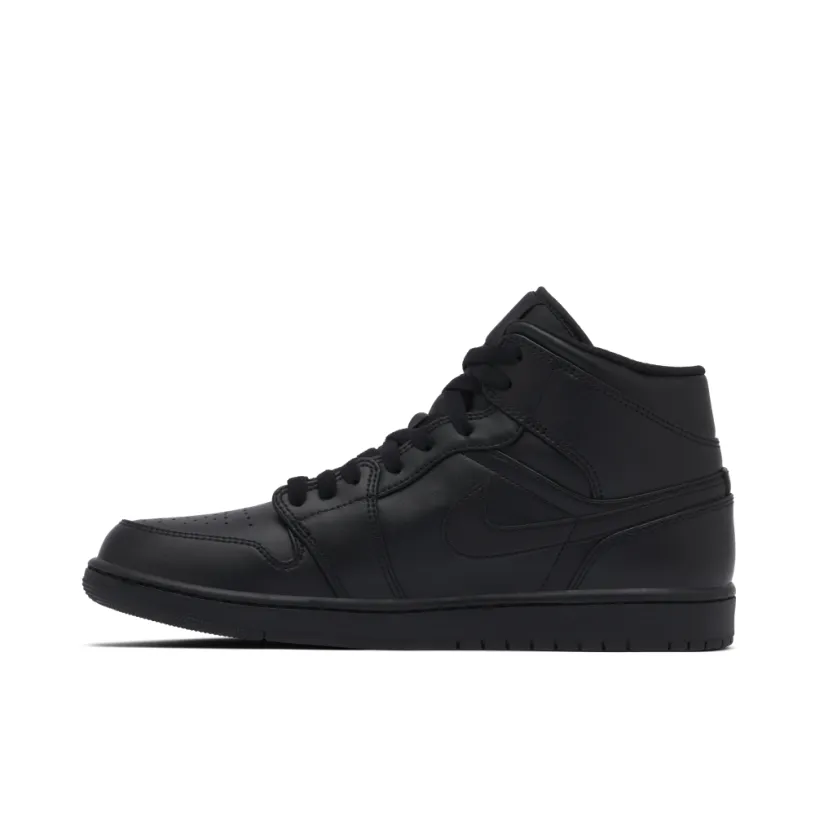 Air Jordan 1 Mid Triple Black