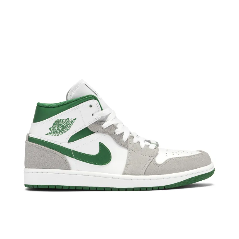 Air Jordan 1 Mid Grey Green