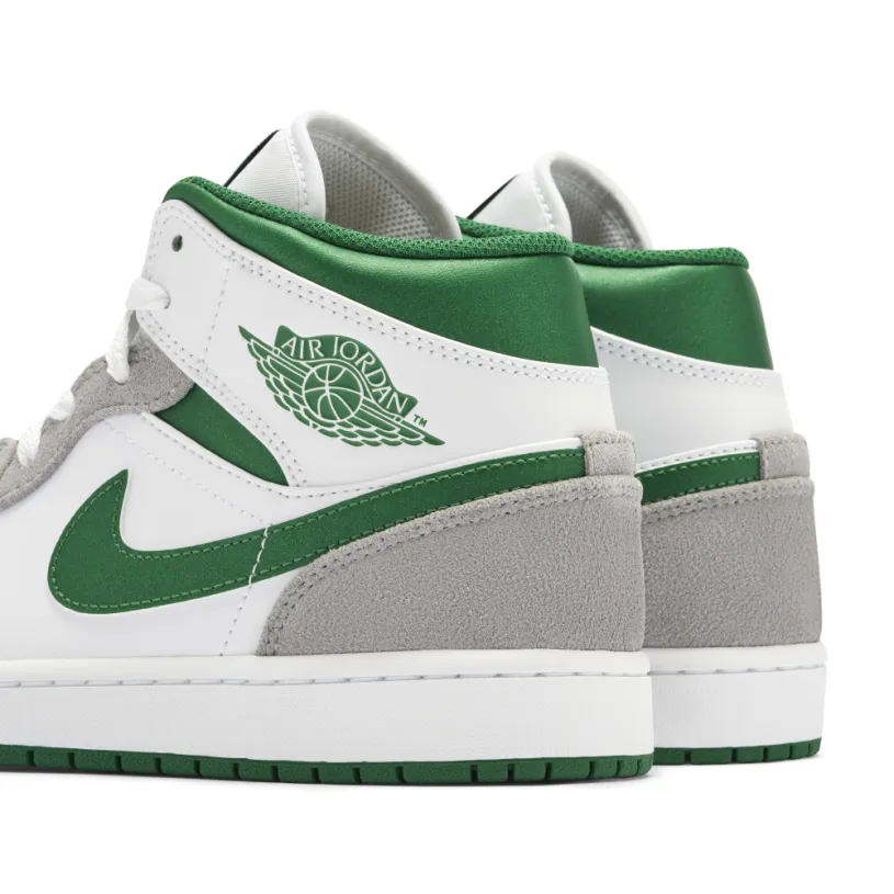 Air Jordan 1 Mid Grey Green 