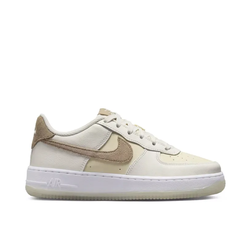 Nike Air Force 1 Low LV8 5 Sail Coconut Milk White Khaki GS