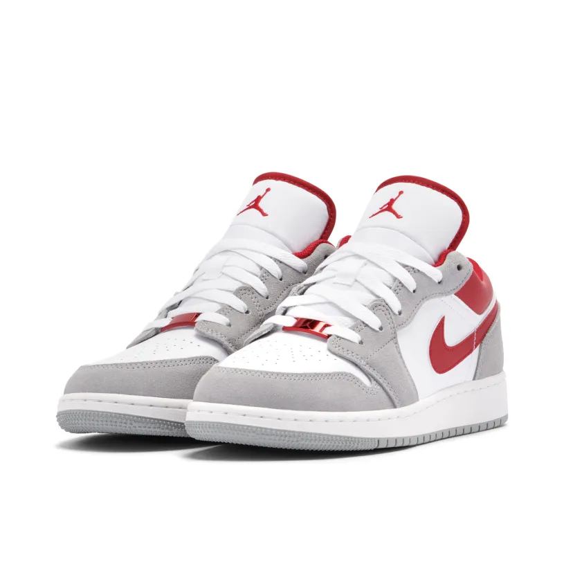 Air Jordan 1 Low Grey Red GS 