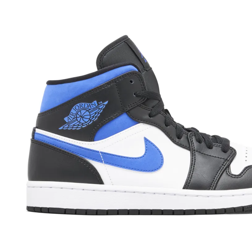 Air Jordan 1 Mid White Black Royal 