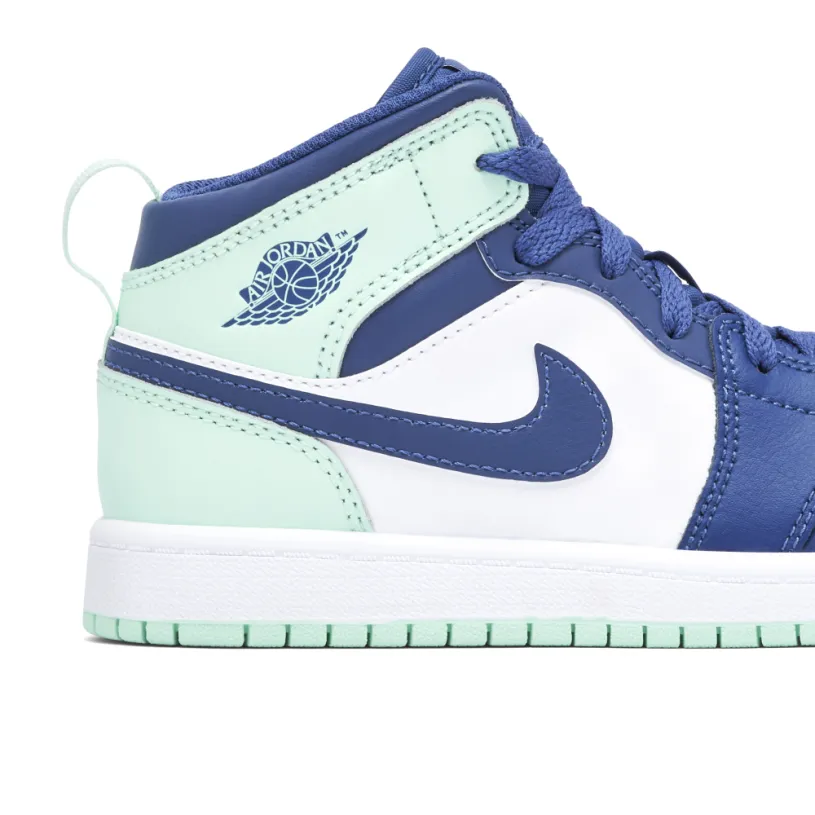Air Jordan 1 Mid Blue Mint PS 