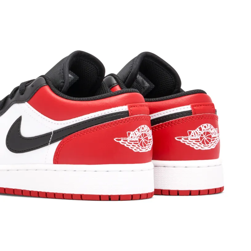 Air Jordan 1 Low Bred Toe GS 