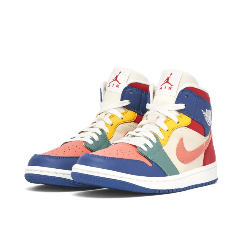 Air Jordan 1 Mid Seven-Colour Womens 