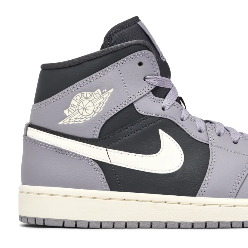 Air Jordan 1 Mid Cement Grey Womens 