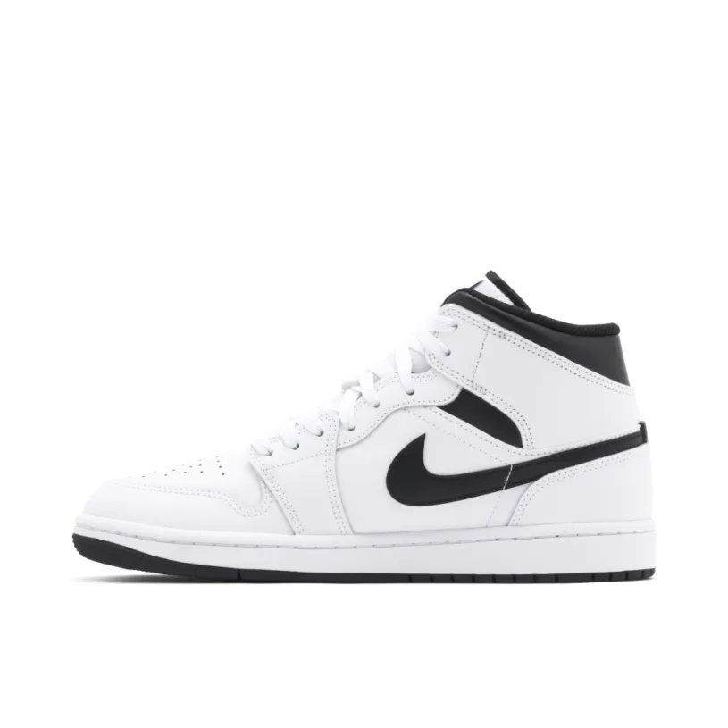 Air Jordan 1 Mid White Black