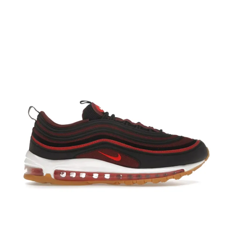 Nike Air Max 97 Black Team Scarlet
