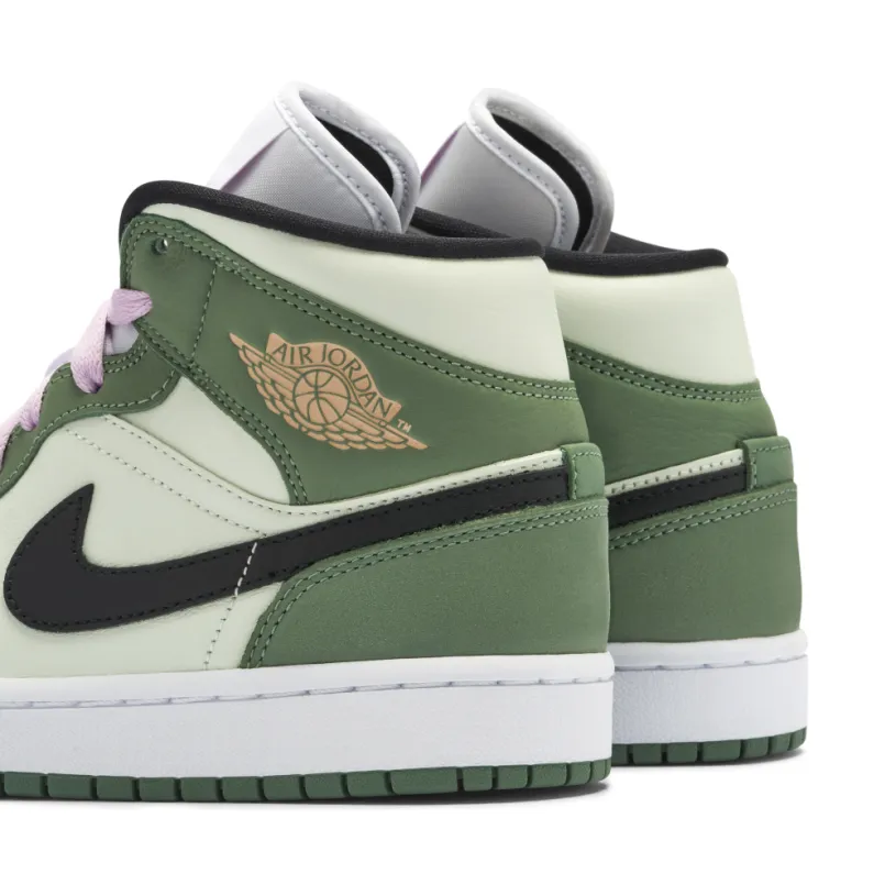 Air Jordan 1 Mid SE Dutch Green Womens 