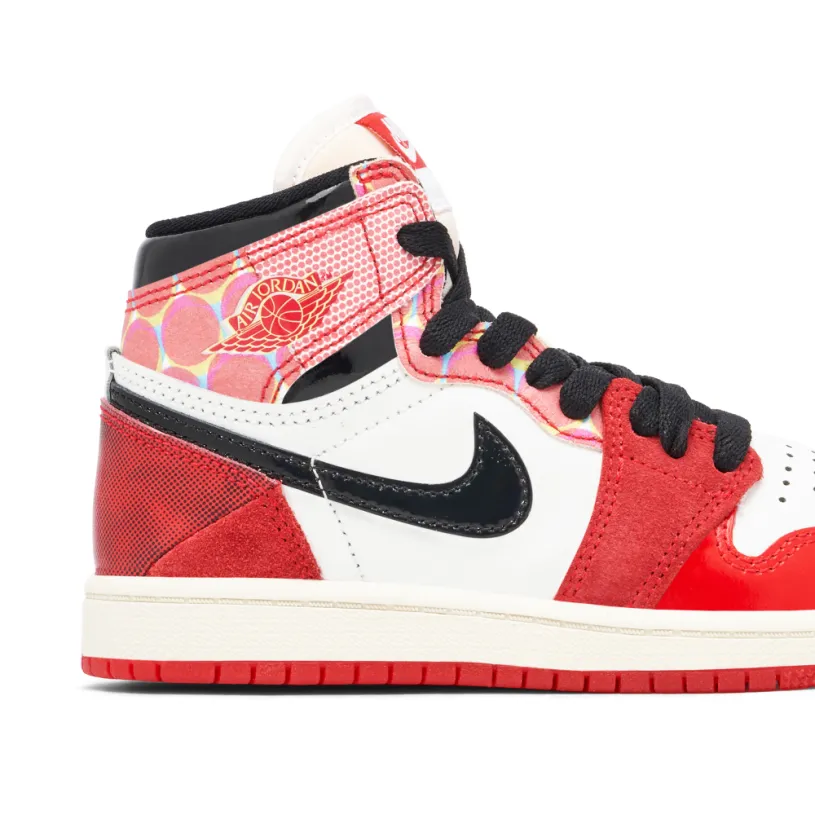 Air Jordan 1 High x Spider-Man Across the Spider-verse Red Black PS 