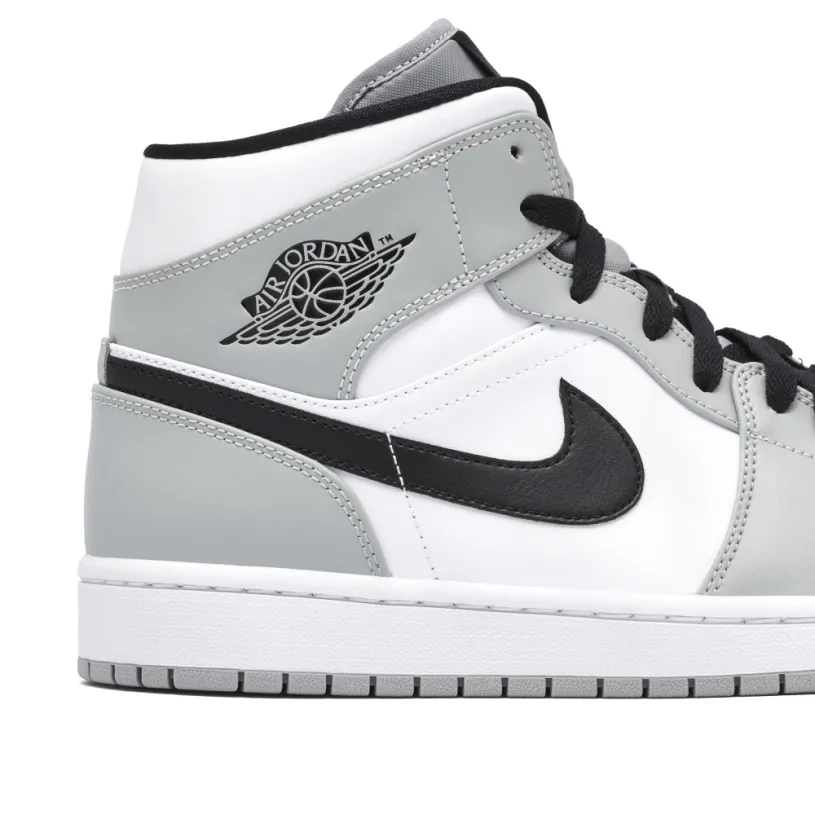 Air Jordan 1 Mid Light Smoke Grey 